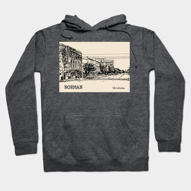 Norman Oklahoma Hoodie by Lakeric